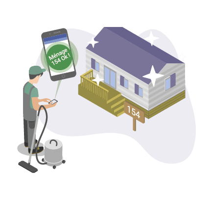 Application mobile camping