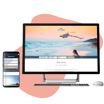Site Web camping avec nouveaux usages mobiles