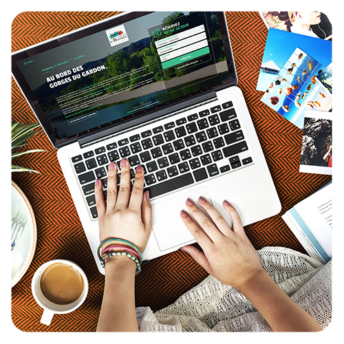 réservation sur site web camping septeo hospitality