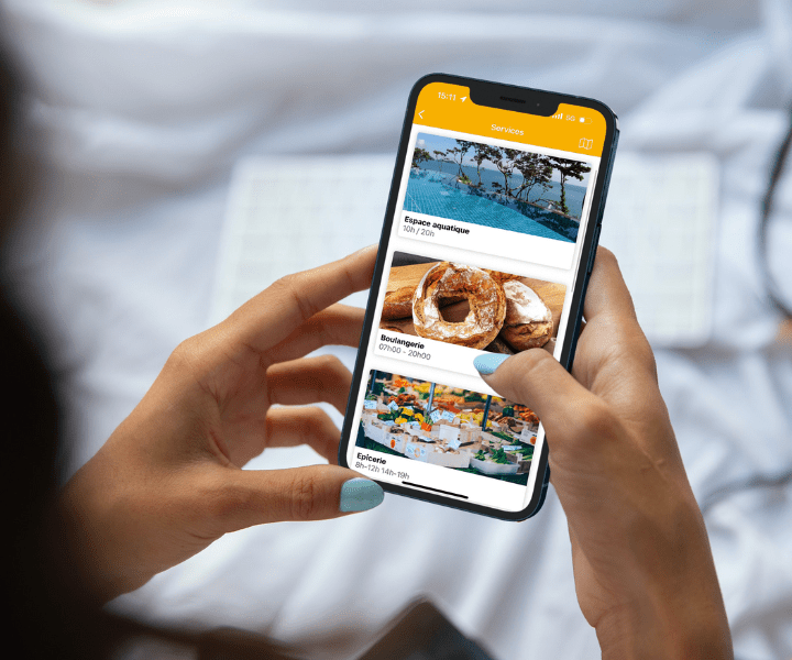 application mobile cool n camp e-conciergerie logiciel camping eseason