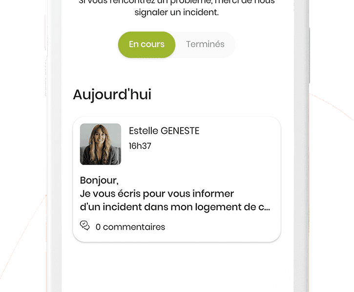 camp'in application de e-conciergerie connecte à eSeason pms - incidents