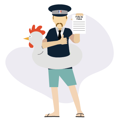 fiche police camping